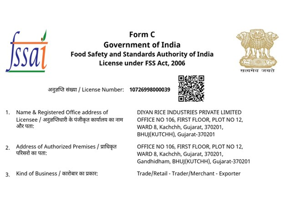 FSSAI-License
